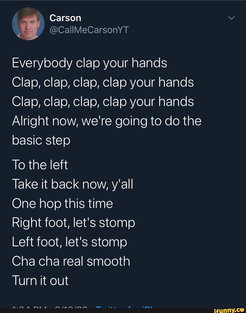 1 2 3 clap your hands