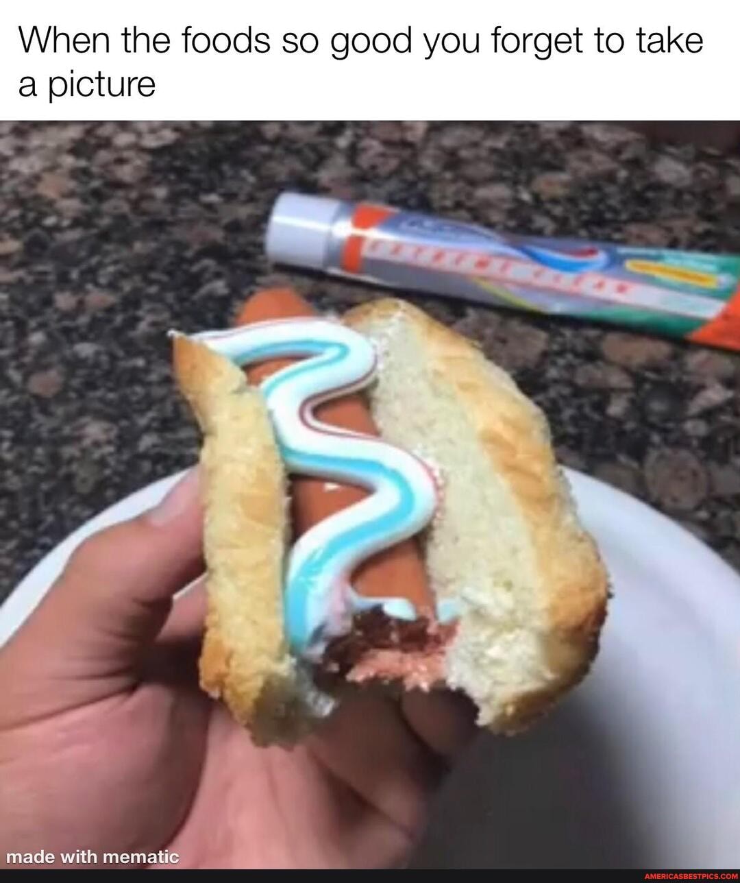 When the foods so good you forget to take a picture