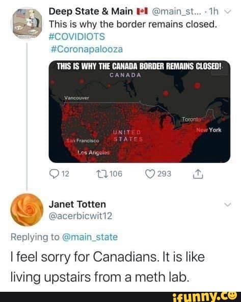 Replying
I feel sorry for Canadians. It is like