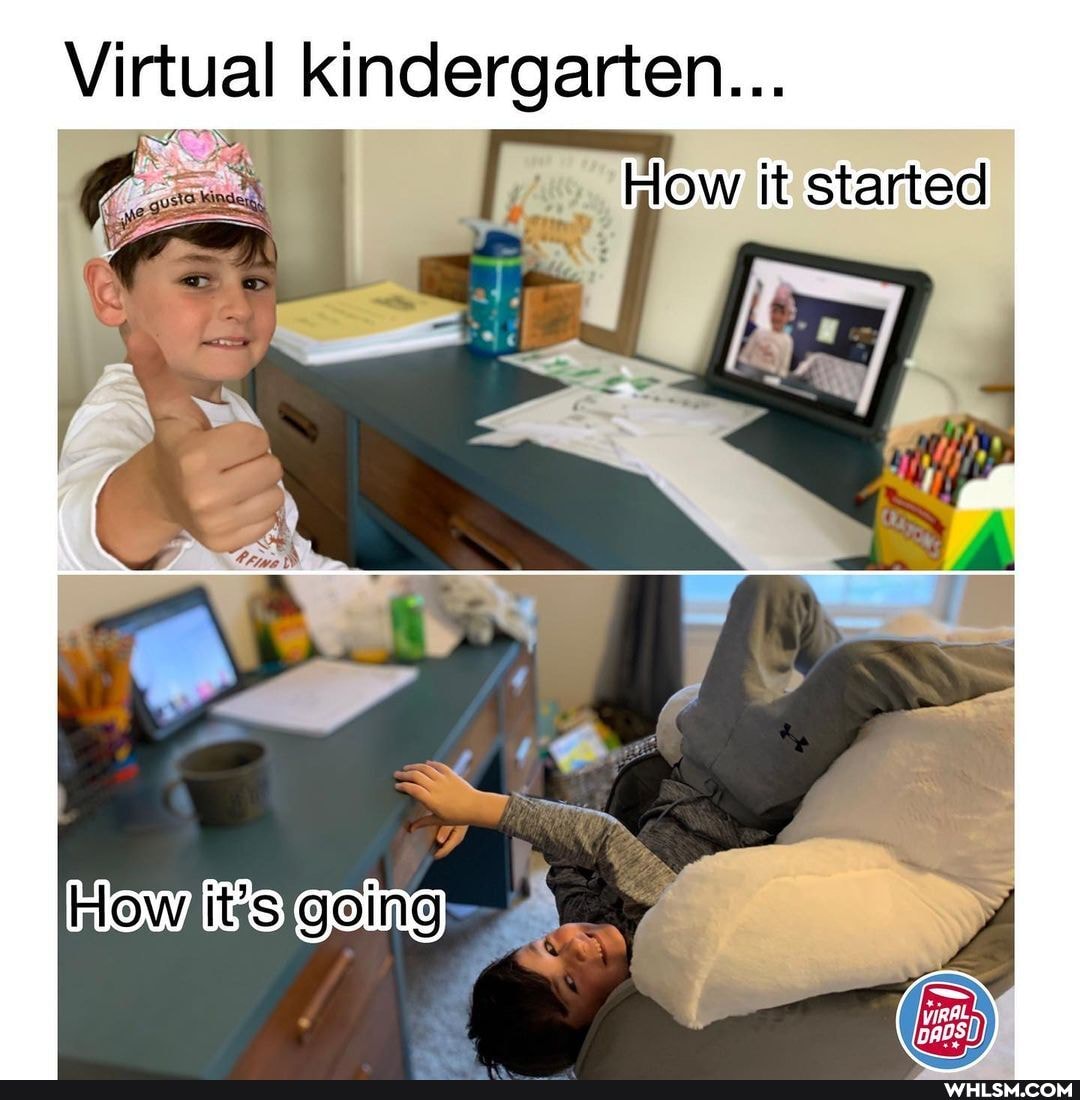 Virtual kindergarten...
ow it started