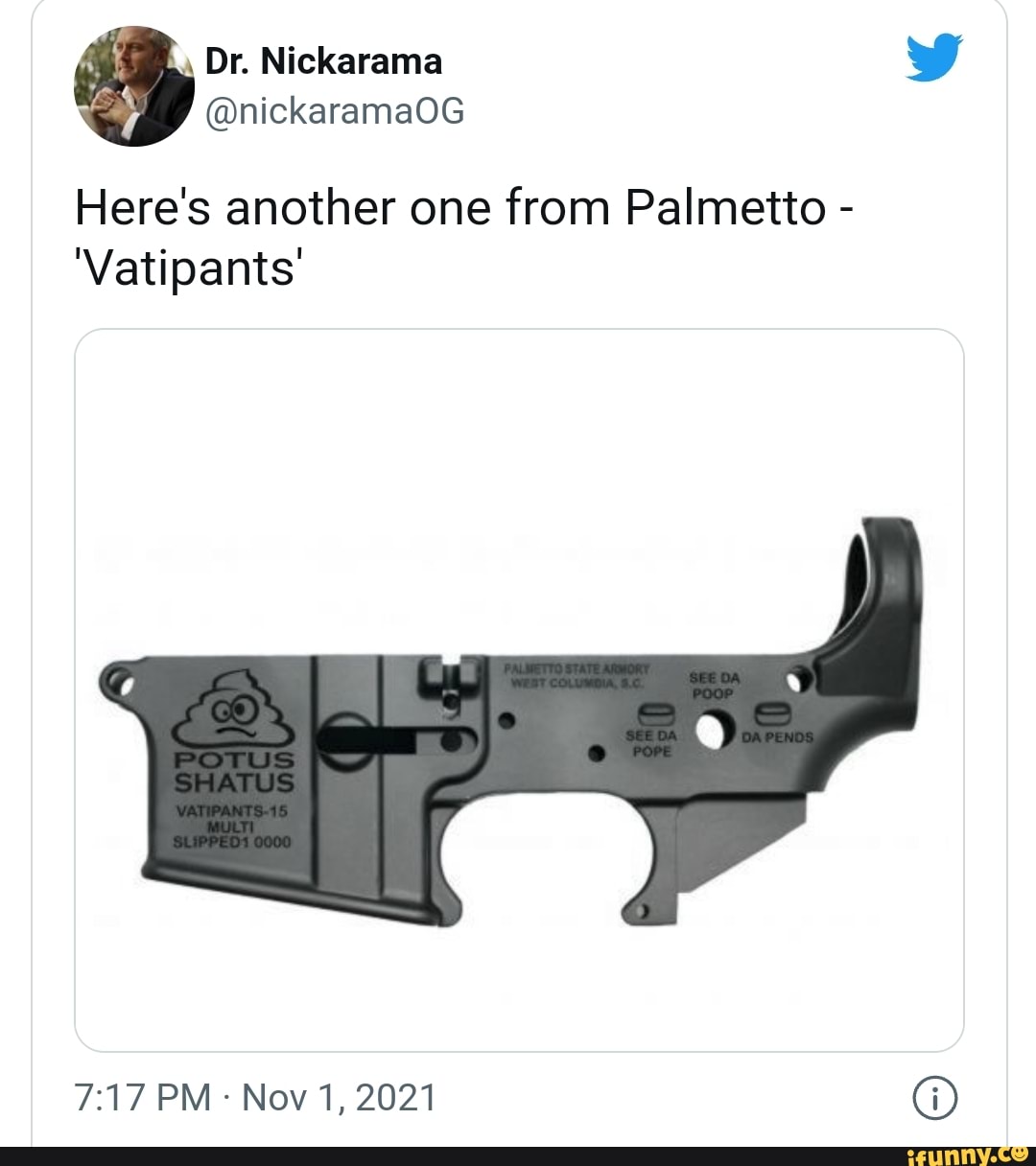 Dr. Nickarama nickaramaOG Here's another one from Palmetto