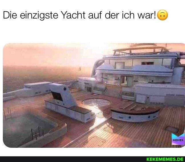 Die einzigste Yacht auf der ich war!@