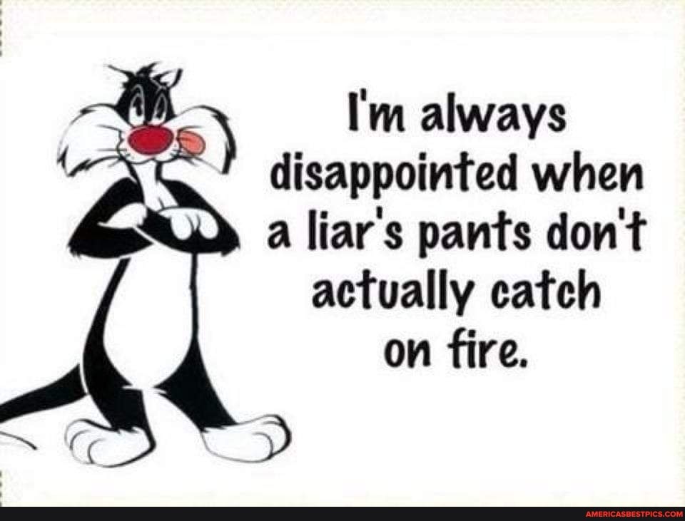 I M Always Disappointed When A Liar S Pants Don T Actually Catch On Fire America S Best Pics And Videos