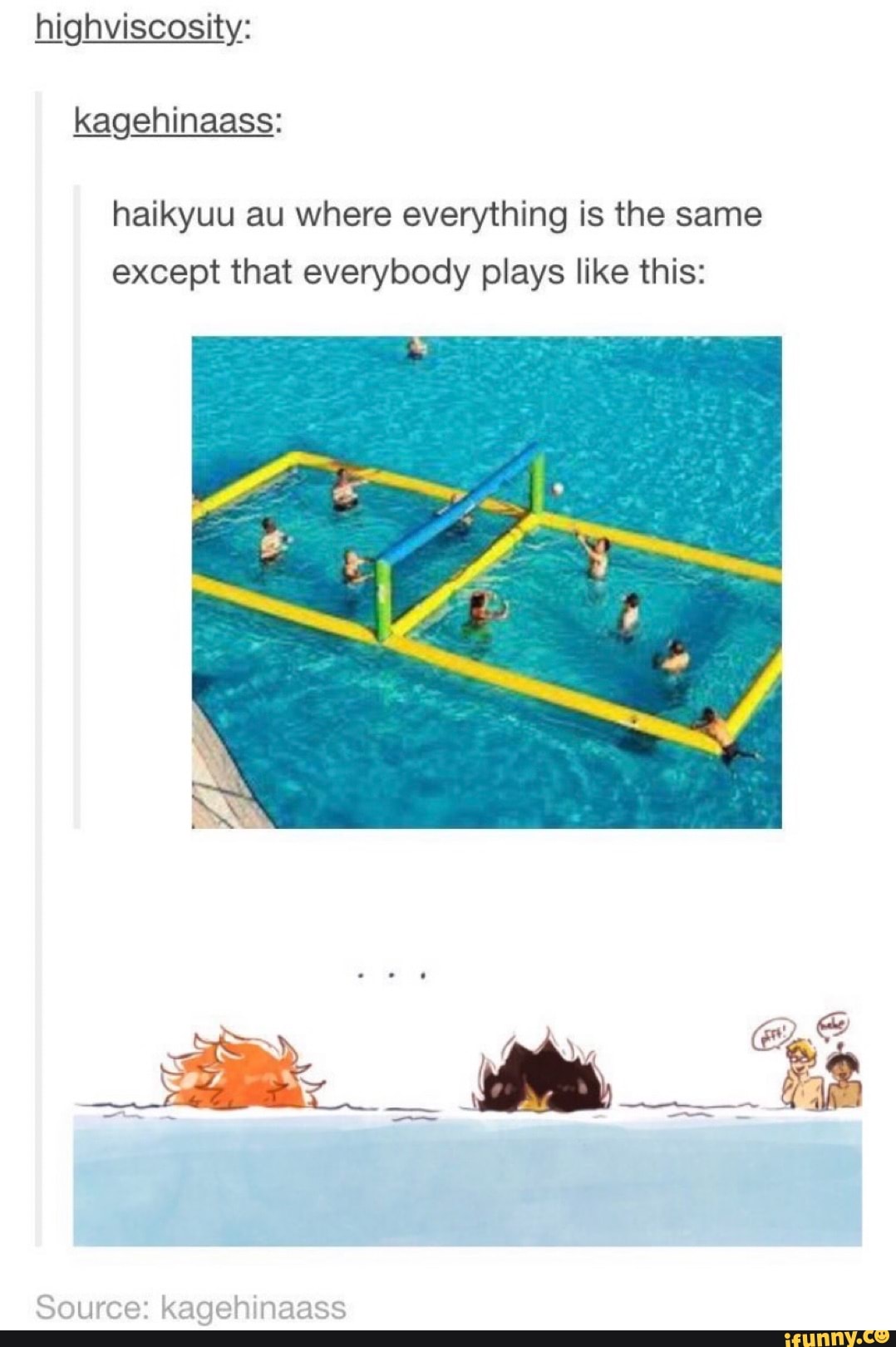 highviscosity:
kKagehinaass:
haikyuu au where everything is the same except that everybody plays like this:
Source: kagehinaass