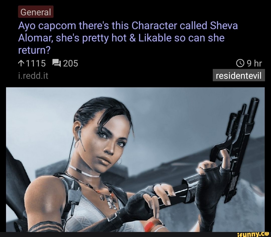 General Ayo capcom there's this Character called Sheva Alomar, she's ...