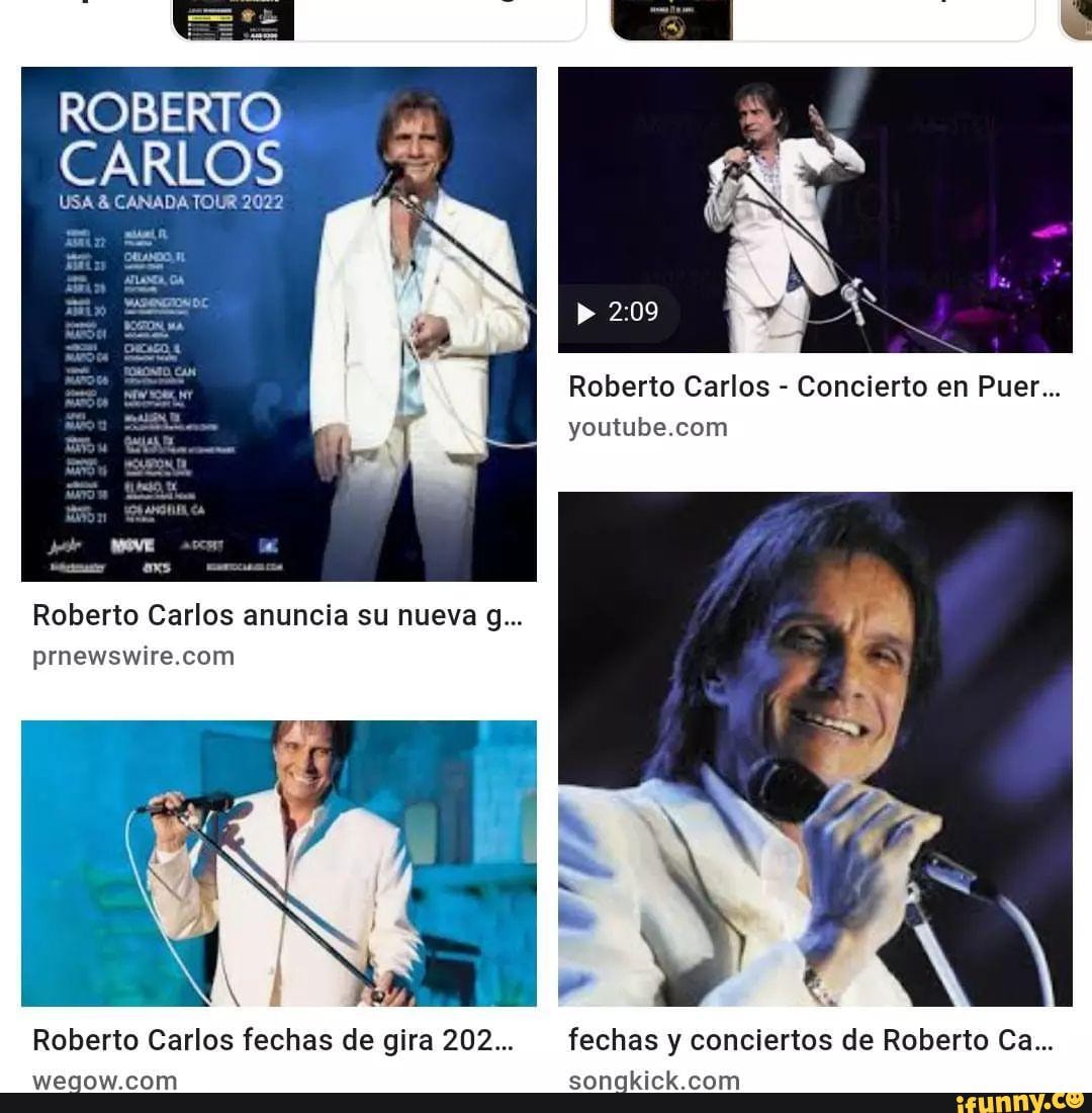 ROBERTO CARLOS USA & CANADA TOUR 2022 Roberto Carlos Concierto en