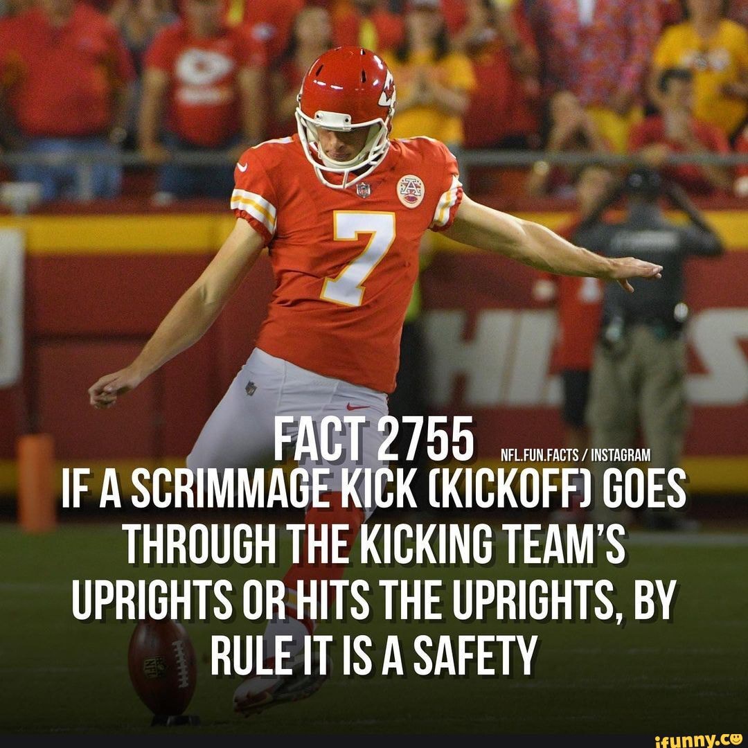 FACT 275 NFL.FUN.FACTS INSTAGRAM IF A SCRIMMAGE KICK (KICKOFF) GOES ...