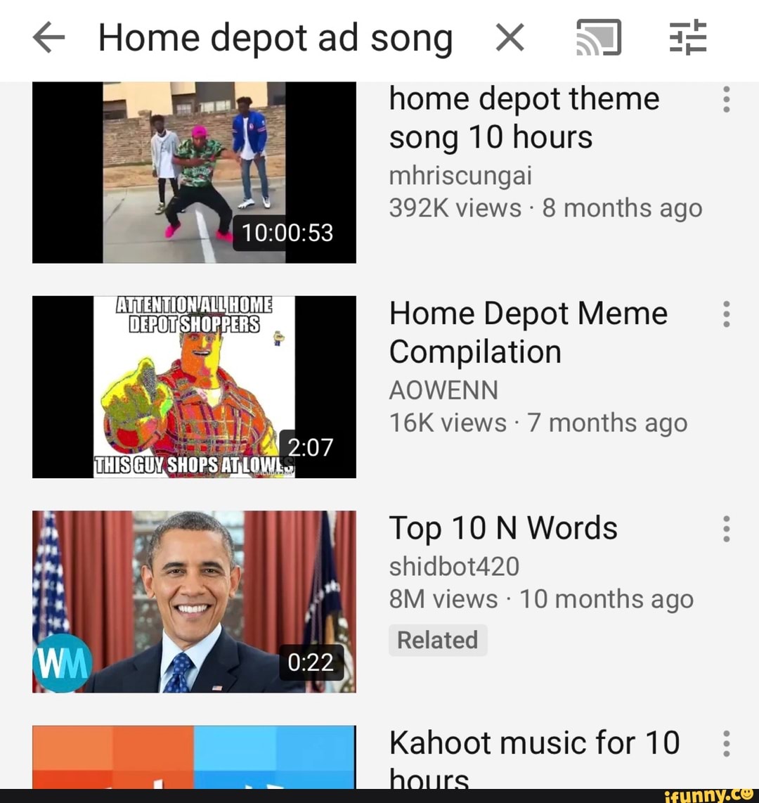 Home Depotadsong X Sw Je 10 00 53 Home Depot Theme Song 10 Hours Mhriscungai 392k