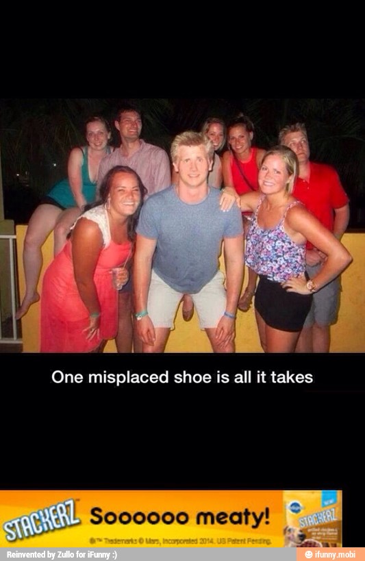 One misplaced shoe is all it takes
Soc0000 meaty!