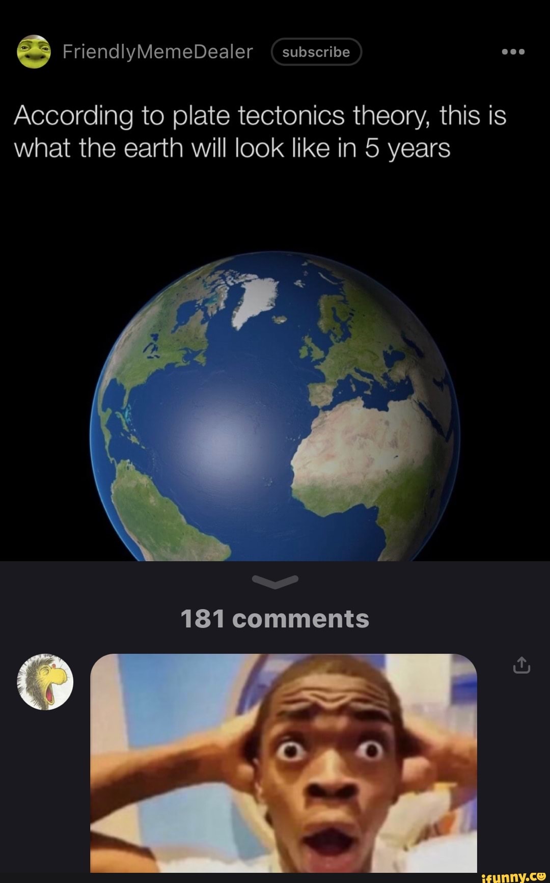 According to plate tectonics theory, this is what the earth will look