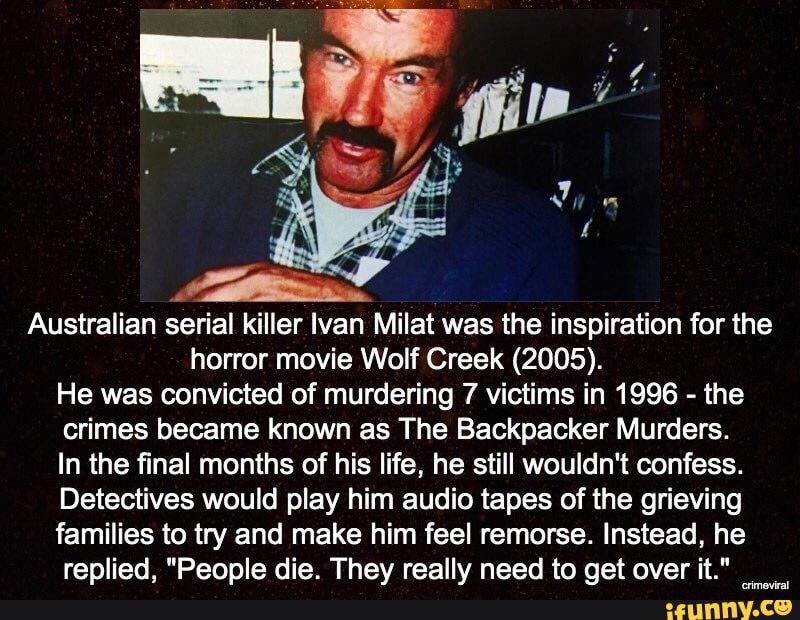 Australian Serial Killer Ivan Milat Was The Inspiration For The Horror ...