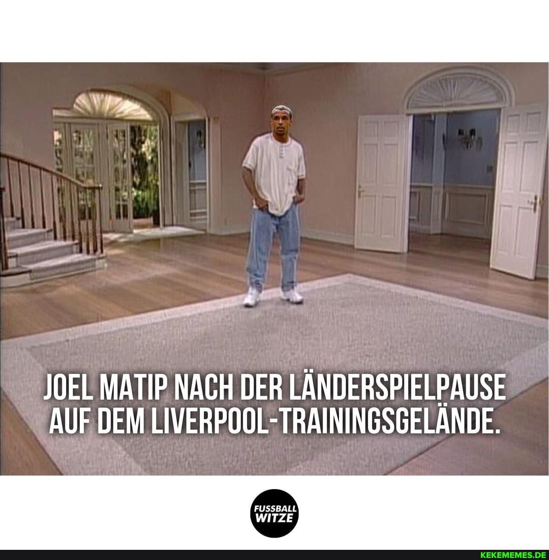 JOEL MATIP NACH DER LÄNDERSPIELPAUSE AUF DEM LIVERPOOL-TRAININGSGELANDE.