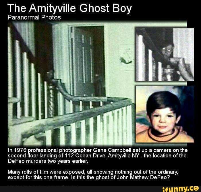 The Amityville Ghost Boy Paranormal Photos In 1976