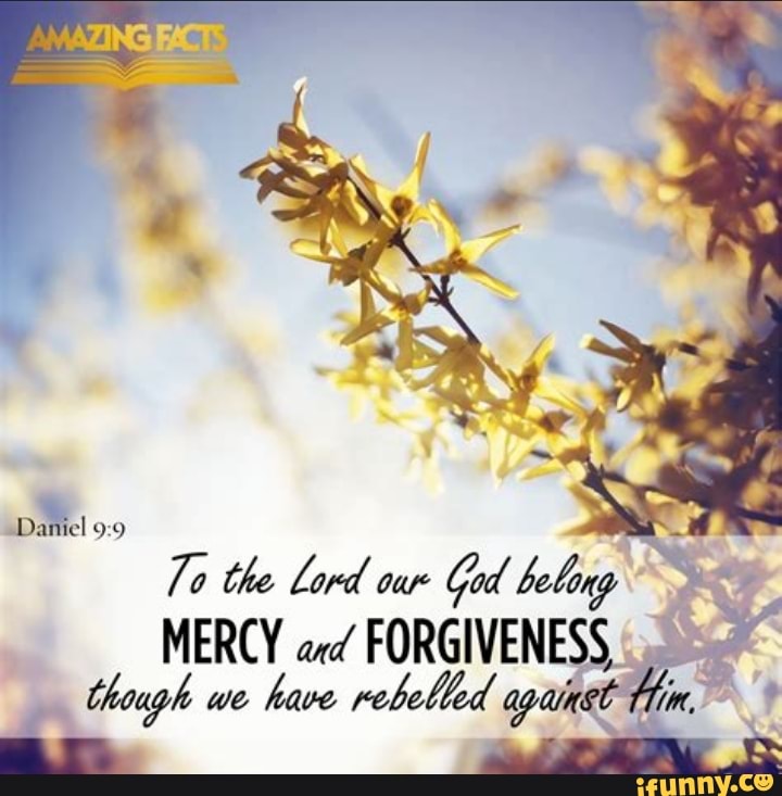 To The Lord Our God Belony Daniel Mercy Card Forgiveness Though We Have 