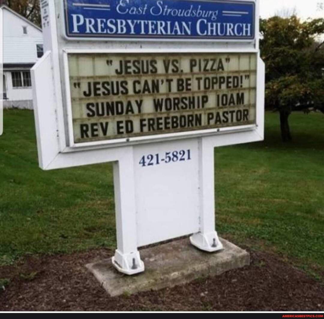 Ok??? Next week, Jesus vs. Coffee, Jesus isn't liquid... - PRESBYTERIAN ...