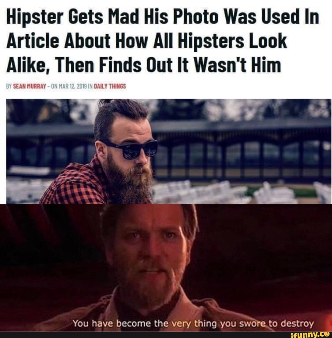 Hipster Gets Mad His Photo Was Used In Article About How All Hipsters