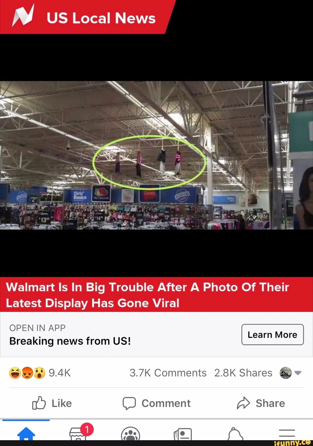 Us Local News Walmart Is In Big Trouble After A Photo Of Their Latest Display Has Us Local News Walmart Is In Big Trouble After A Photo Of Their Latest Display Has