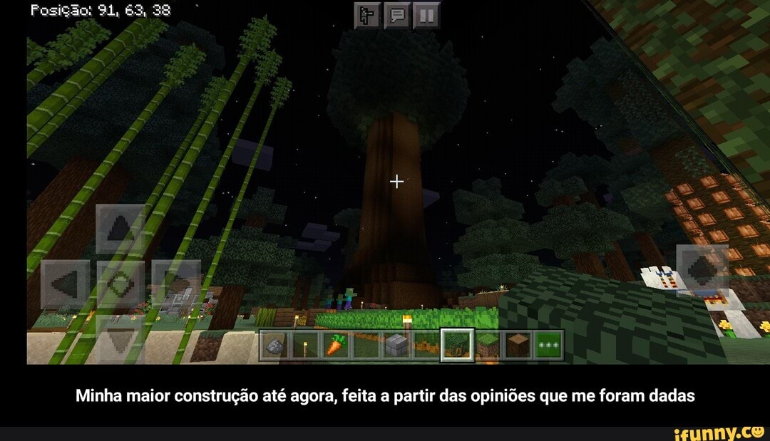 Posição: 91,
Al
Minha maior construção até agora, feita a partir das opiniões que me foram dadas - Minha maior construção até agora, feita a partir das opiniões que me foram dadas