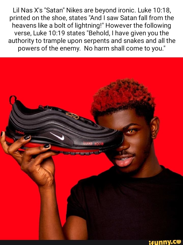 lil nas demon nikes
