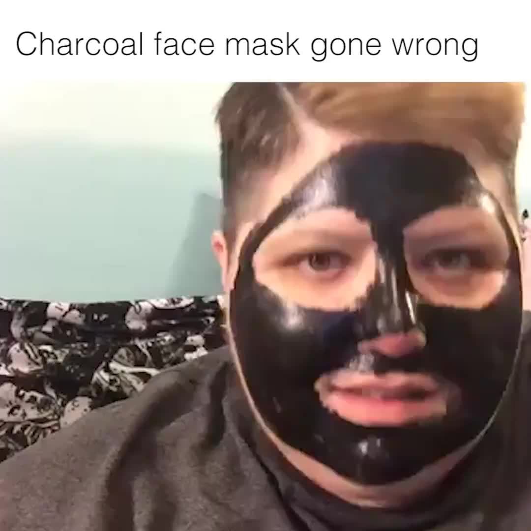 Download Charcoal Face Mask Gone Wrong Ifunny PSD Mockup Templates