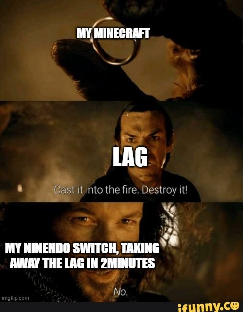 Gast it into the fire Destroy it!
AWAY THE LAG IN 2MINUTES