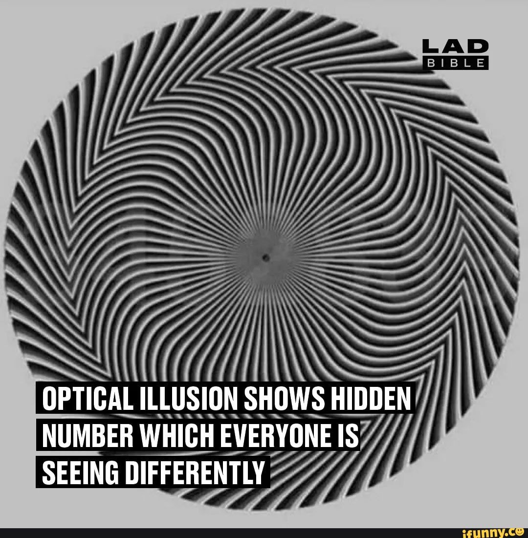 SSS SSS OPTICAL ILLUSION SHOWS HIDDEN NUMBER WHICH EVERYONE IS SEEING