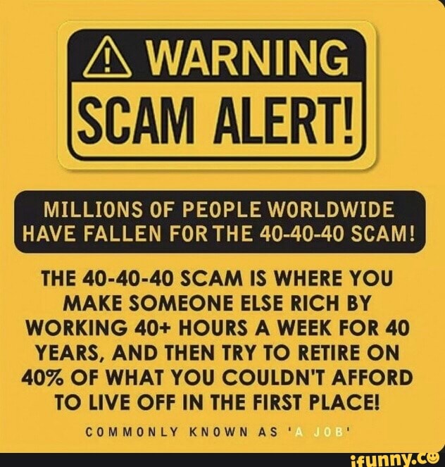 A Warning Scam Alert Millions Of People Worldwide Have Fallen Forthe 40 40 40 Scam The