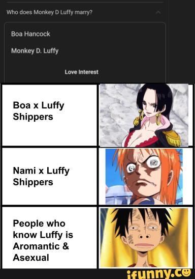 Monkey Boa Hancock Monkey D. Luffy Love interest Boa x Luffy Shippers ...