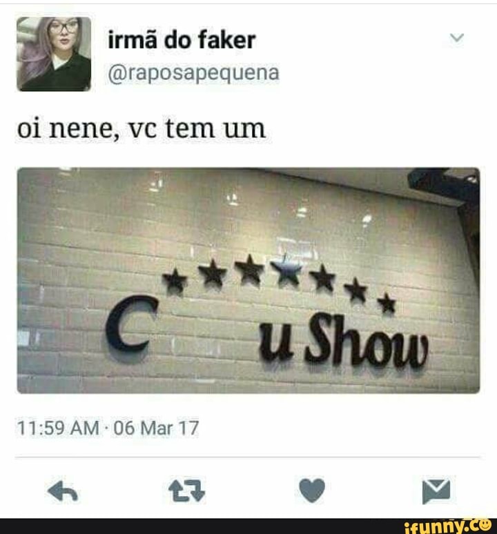 é
(Draposapequena
oi nene, vc tem um