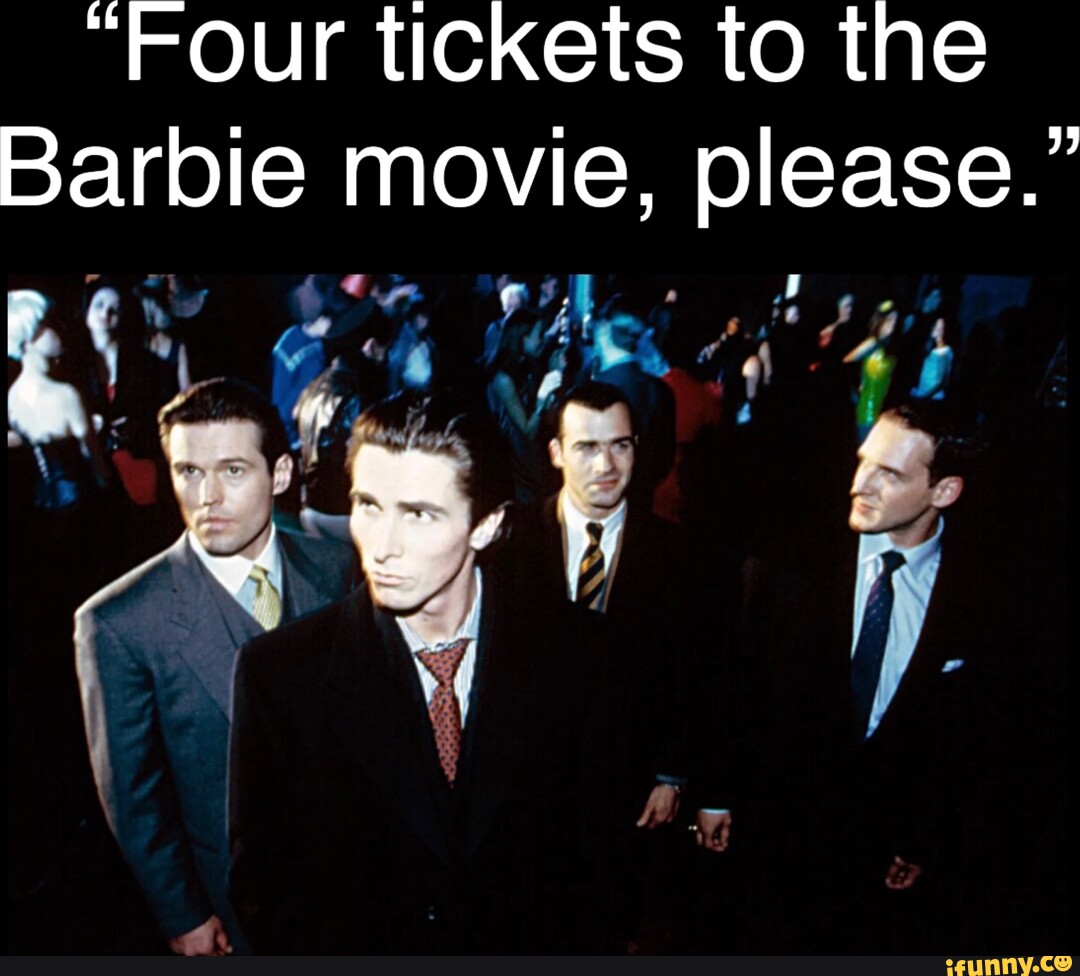 "Four tickets to the Barbie movie, please." Ab AY is - seo.title