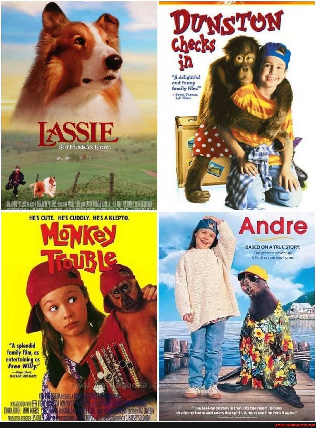 "fi delightful and funny family film!"
Kevin Themas,
Timer
Best Friends Are Forever,
HE'S CUTE. HE'S CUDDLY. HE'S A KLEPTO,
as
BASED ON A TRUE STORY.
The grestest sdventure is riding your vay hore.
the funny bone and soars the spirit. A must see film for all ages."