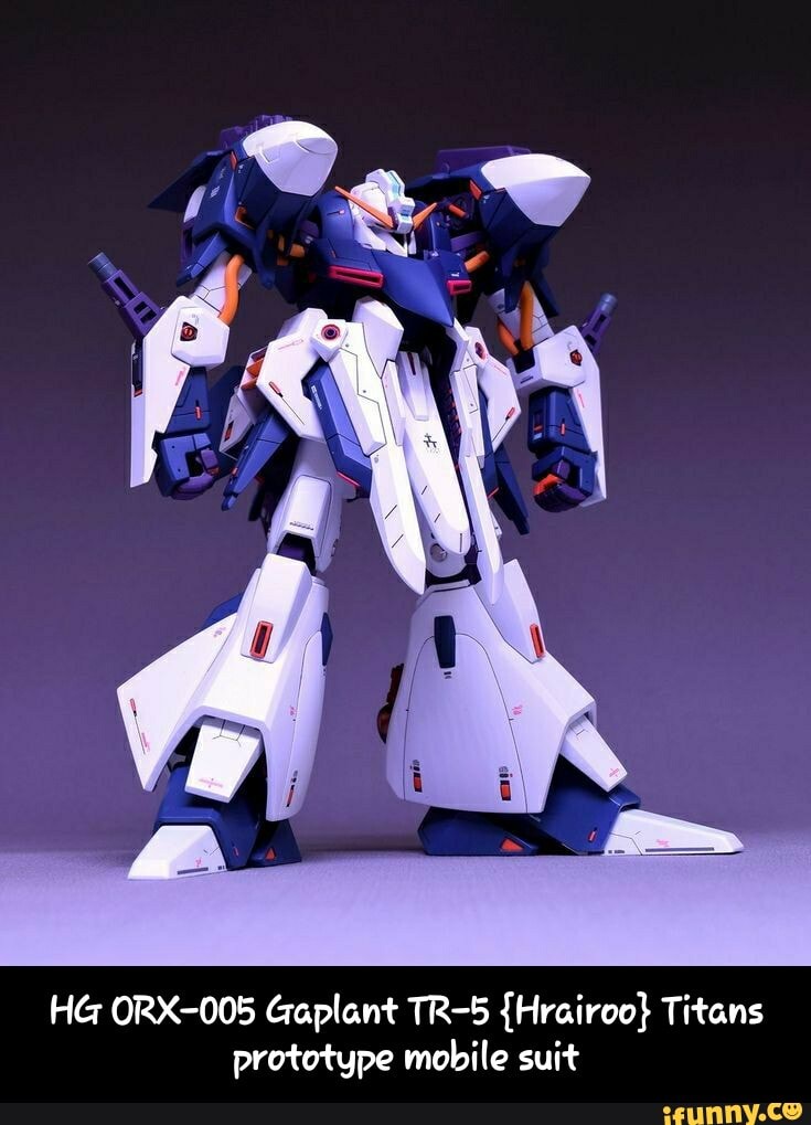 Hg Orx 005 Gaplant Tr 5 Hrairoo Titans Prototype Mobile Suit Hg Orx 005 Gaplant Tr 5 Hrairoo Titans Prototype Mobile Suit