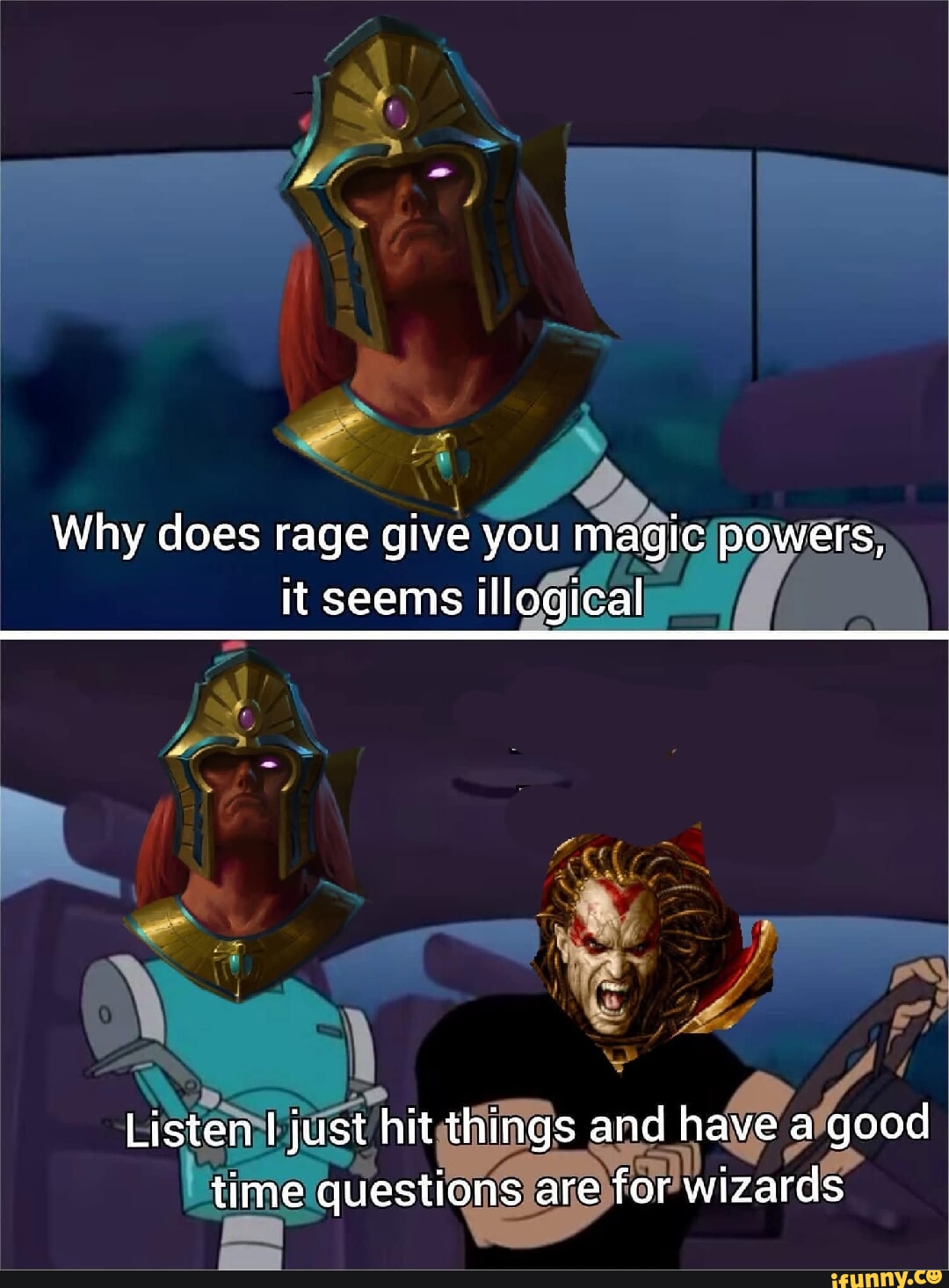 Why does rage give you magic powers, it seems illogical Listen I just ...