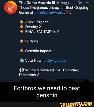 The Game Awards in Fortnite: Vote Now! 