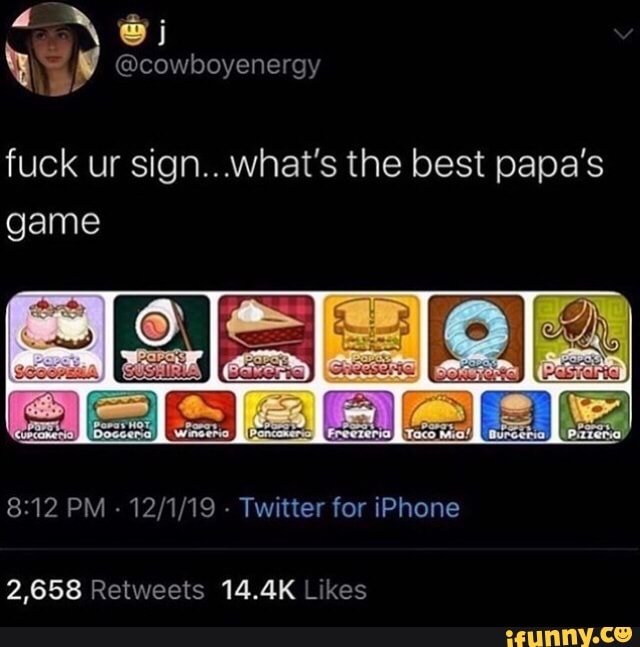 MADE WITH PAPA LOUIE P) Papa's freezeria gang bang* 44Reads 3Votes 1 Part -  iFunny Brazil