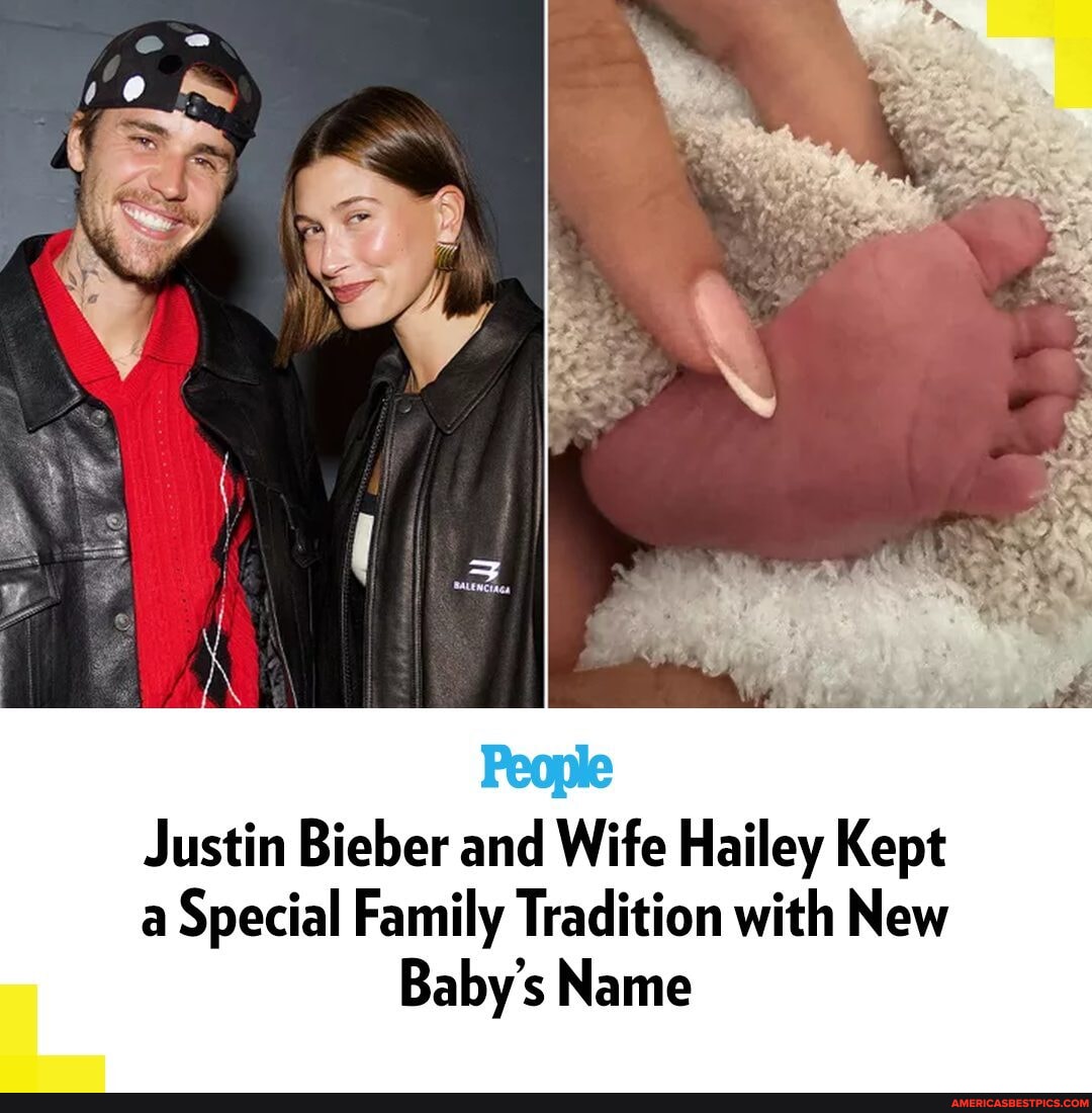 The couple announced the arrival of their baby boy, Jack Blues Bieber