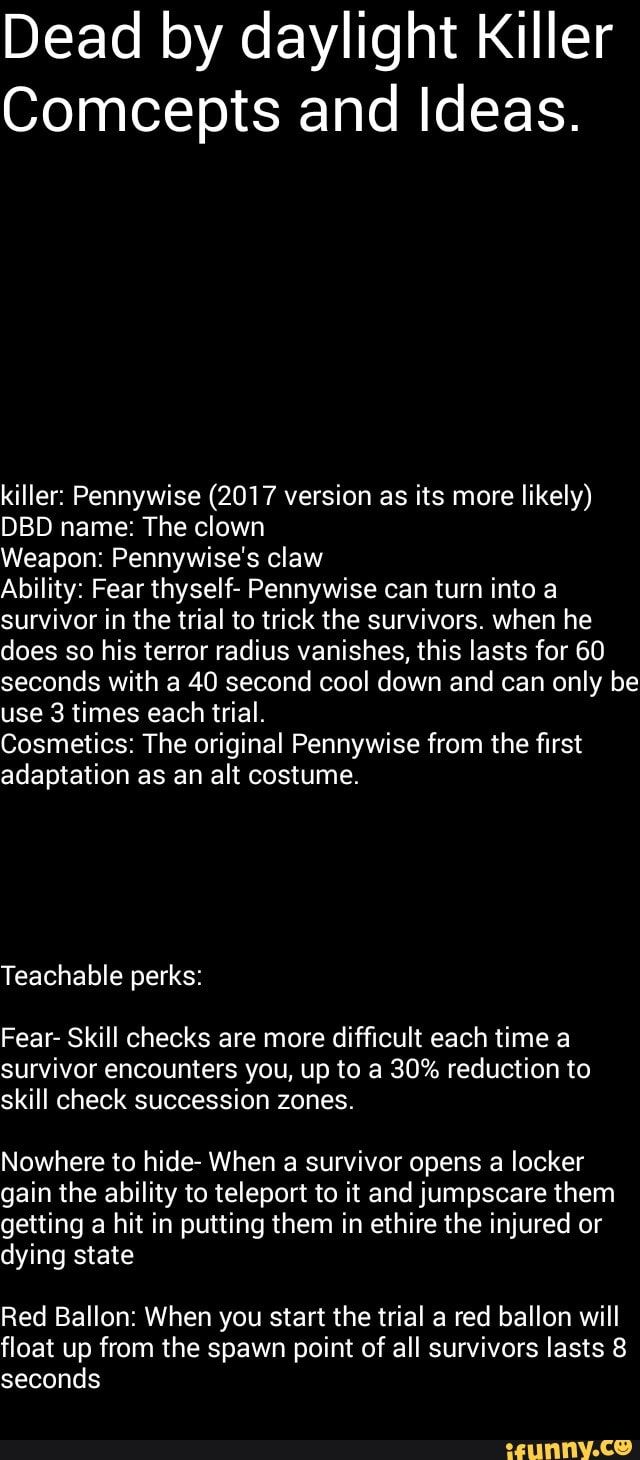 Dead By Daylight Pennywise - 