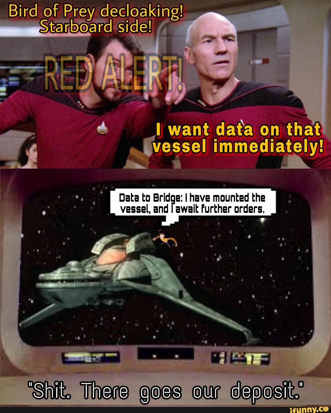 Starboard Side! -red Alert Ss é Want Data On That Ff Wfressel 