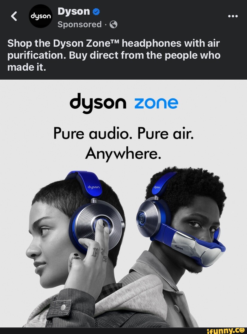 Dyson Zone headphones with air purification