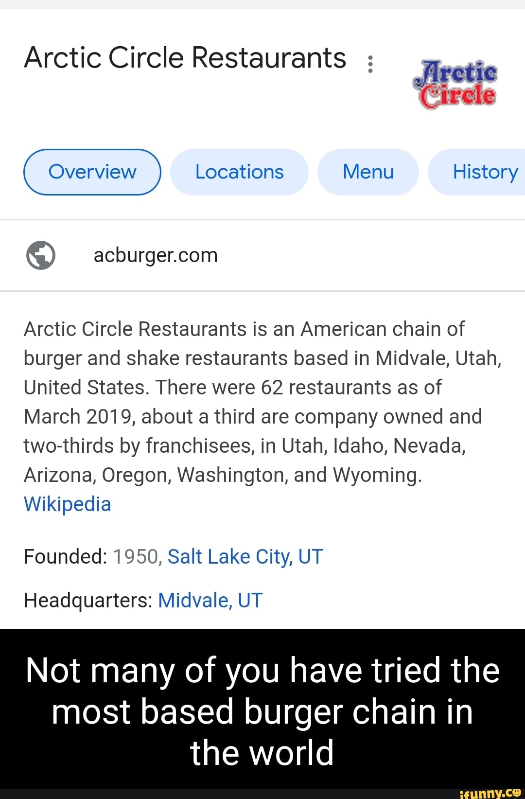 Arctic Circle Restaurants Cirele Overview Locations Menu History Arctic ...