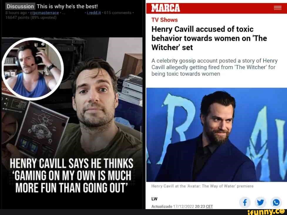 Henry Cavill accused of toxic behavior towards women on 'The Witcher' set