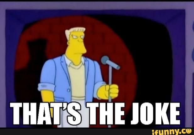 The joke is on us. Йок йок. Ghosty uk. The joke is on us. You missed the joke.