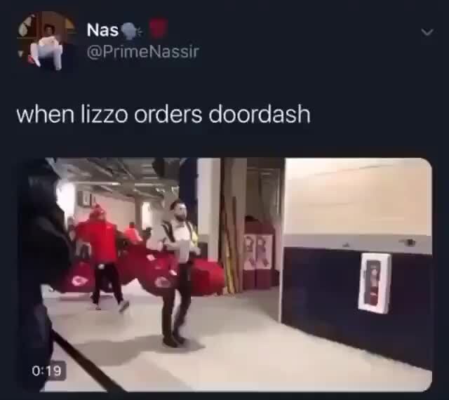 When Lizzo Orders Doordash