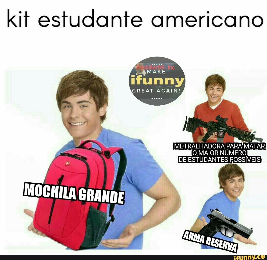 kit estudante americano