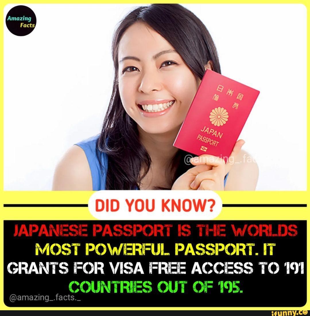 visa free travel japan passport