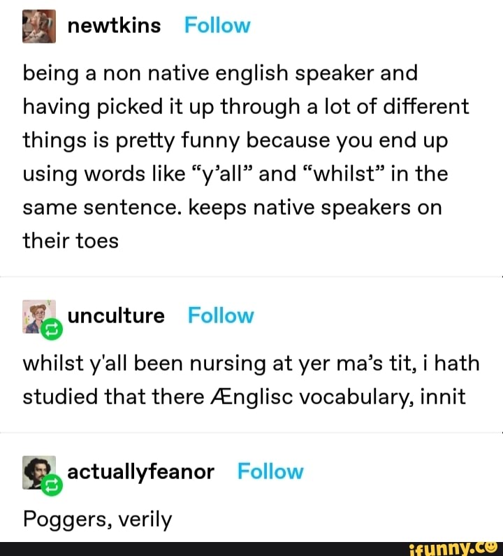 natives be like tumblr