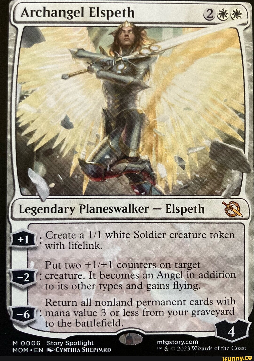 Legendary Plameswallker Create a white Soldier creature token