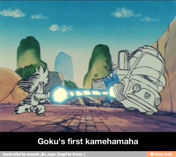 Goku's first kamehamaha - Goku's first kamehamaha