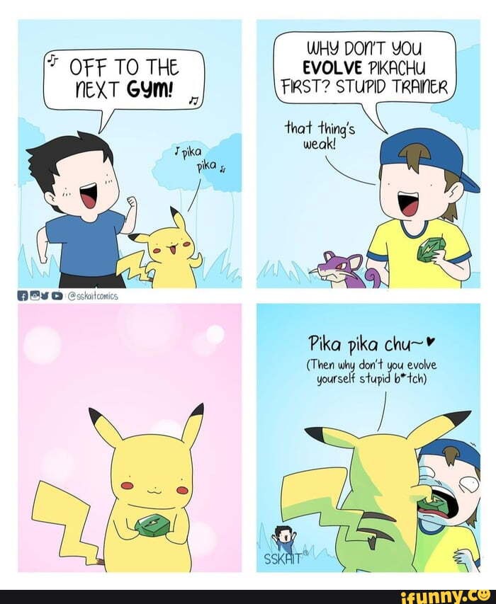 Why on earth can't Pikachu Evolve?! This is such a silly thing imo (and  please for the love of god, don't say It could be Ash's Pikachu) :  r/PokemonUnite