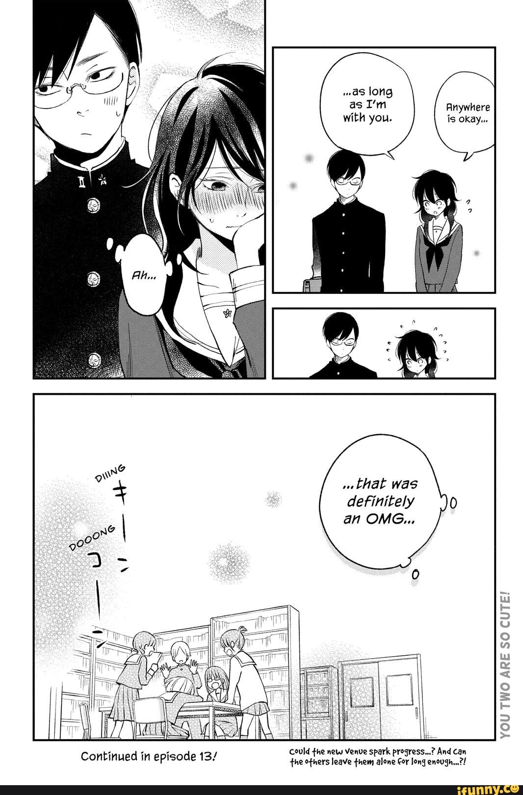 Continued in episode 13/
the others leave them alone